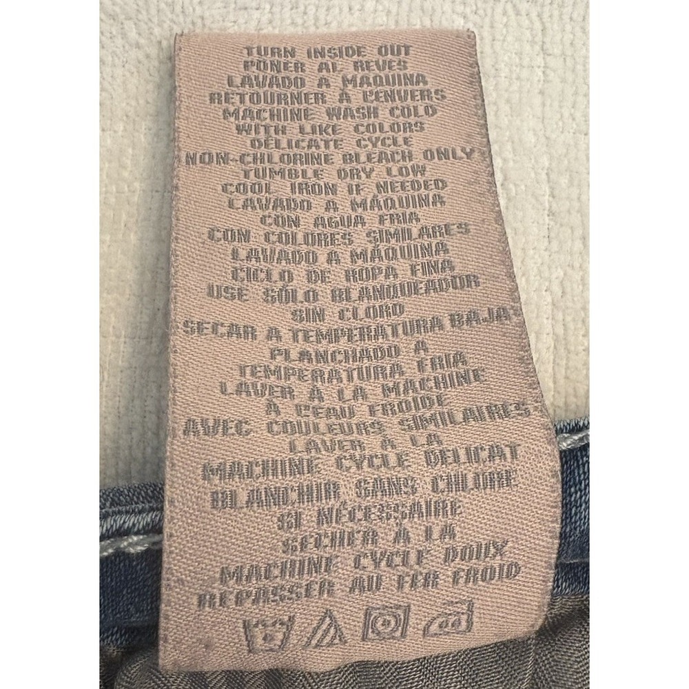 Hydraulic Jeans Womens 12 Nolita Embroidered Embellished Denim Umbre‎ Blue - Picture 10 of 10